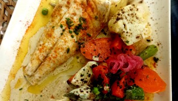  filet de poisson blanc et légumes à Emporter